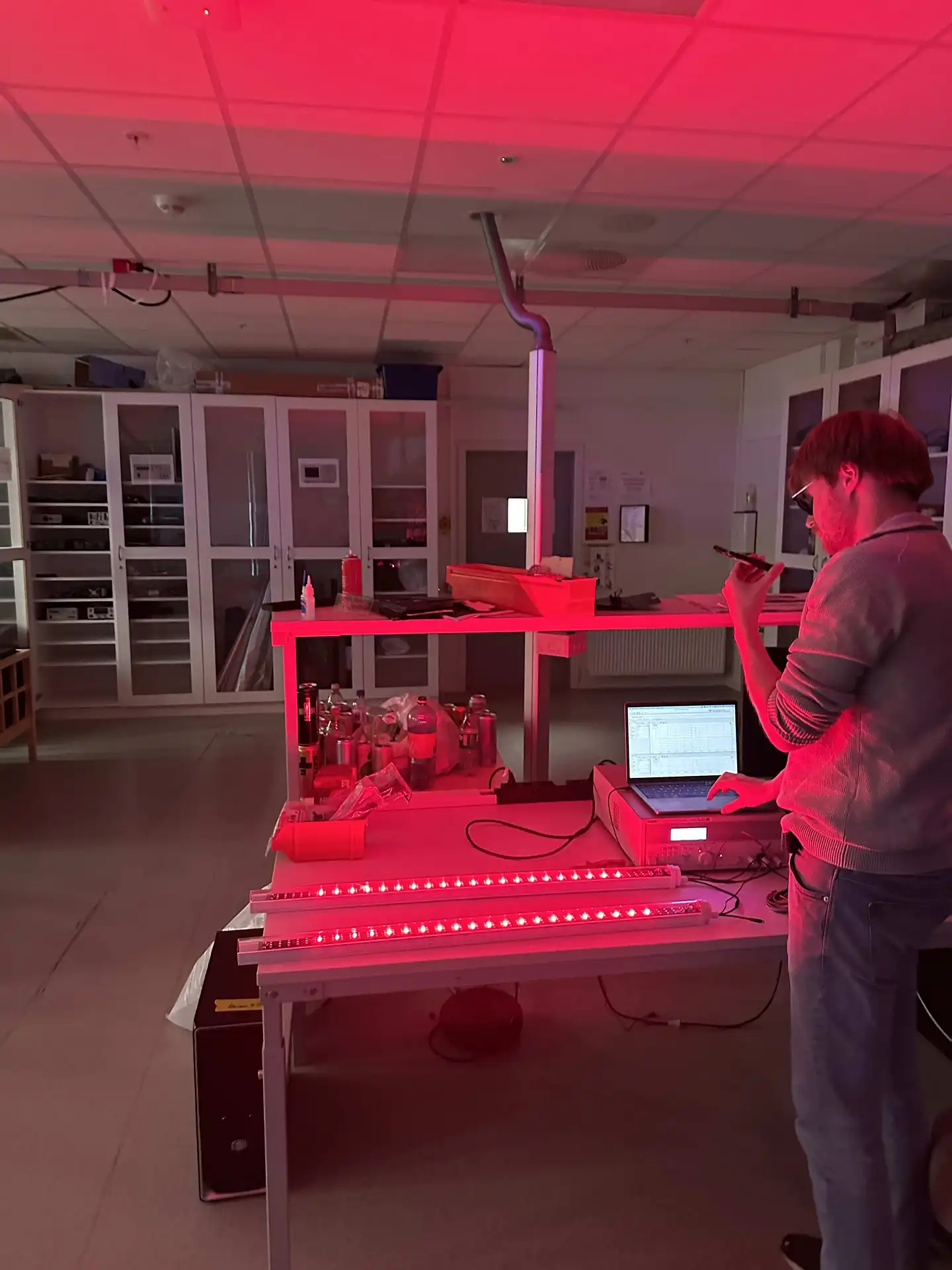Testing LED panel